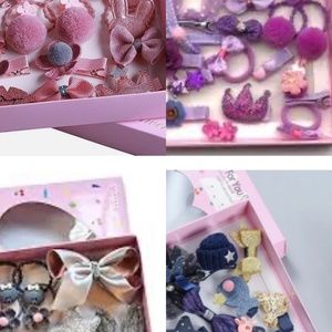 4 Packs Bows 🎀 Ribbons🎗️Barrettes ✨